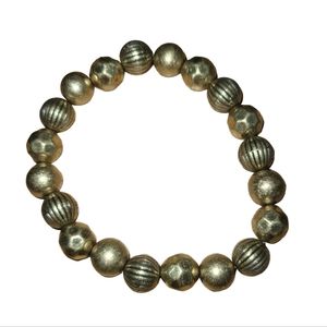 6" Gold Colour Beaded Bracelet L6